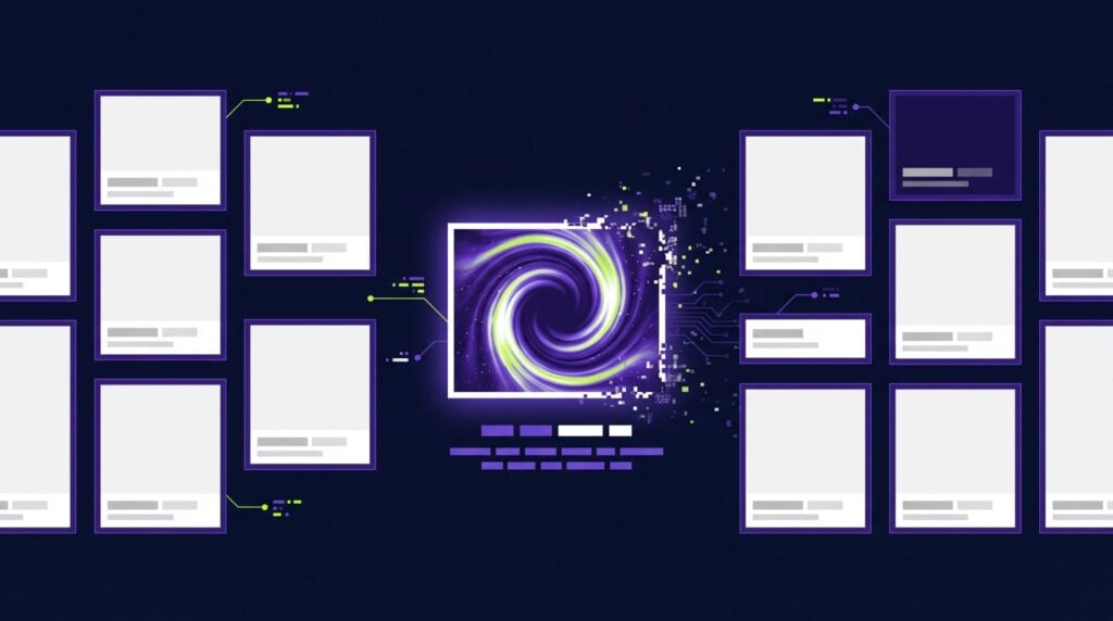 Free stock image resources (and when to use AI images instead) Illustration of a grid of stock photo tiles with one tile being generated by AI.